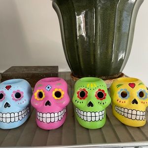 Day of the Dead air plant planters (4)